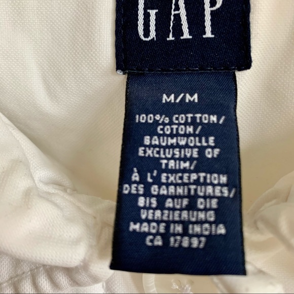 Gap White Cotton Trench coat. Size M - Picture 6 of 9